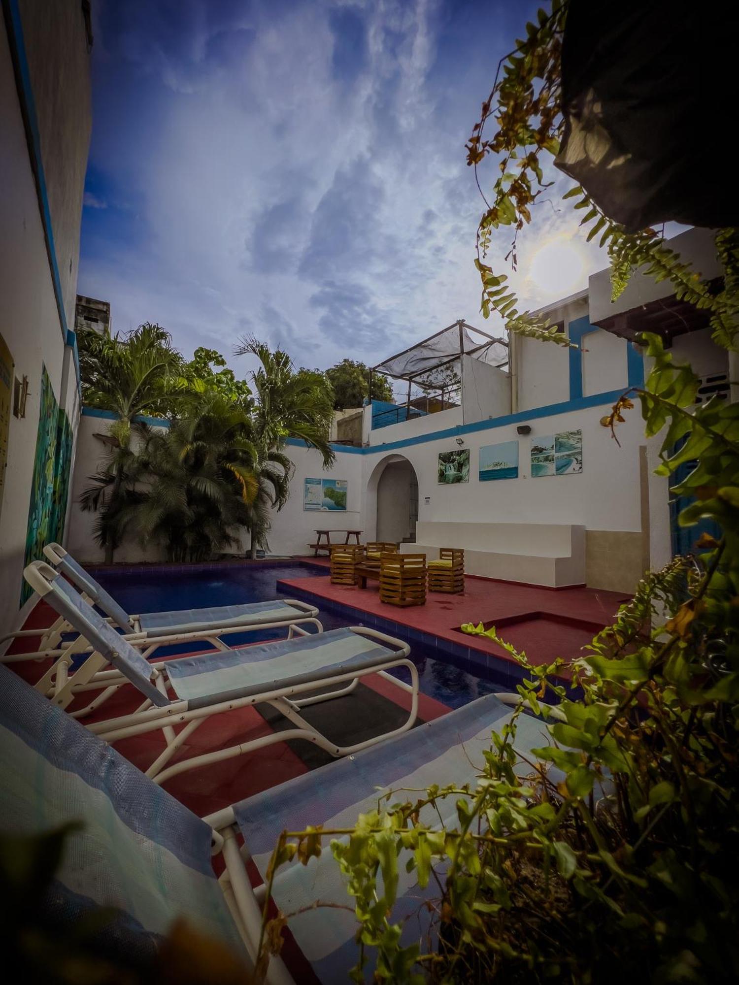 The Blue House Hostel Santa Marta  Exterior foto